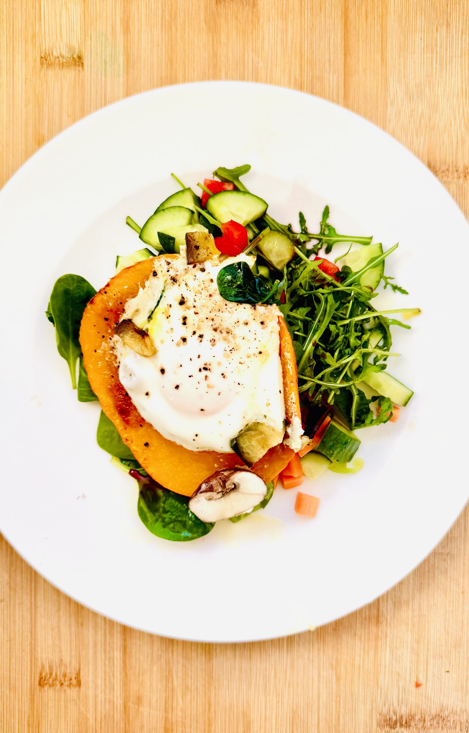 Power-Frühstück mit Gemüse und Ei 🍳🥗