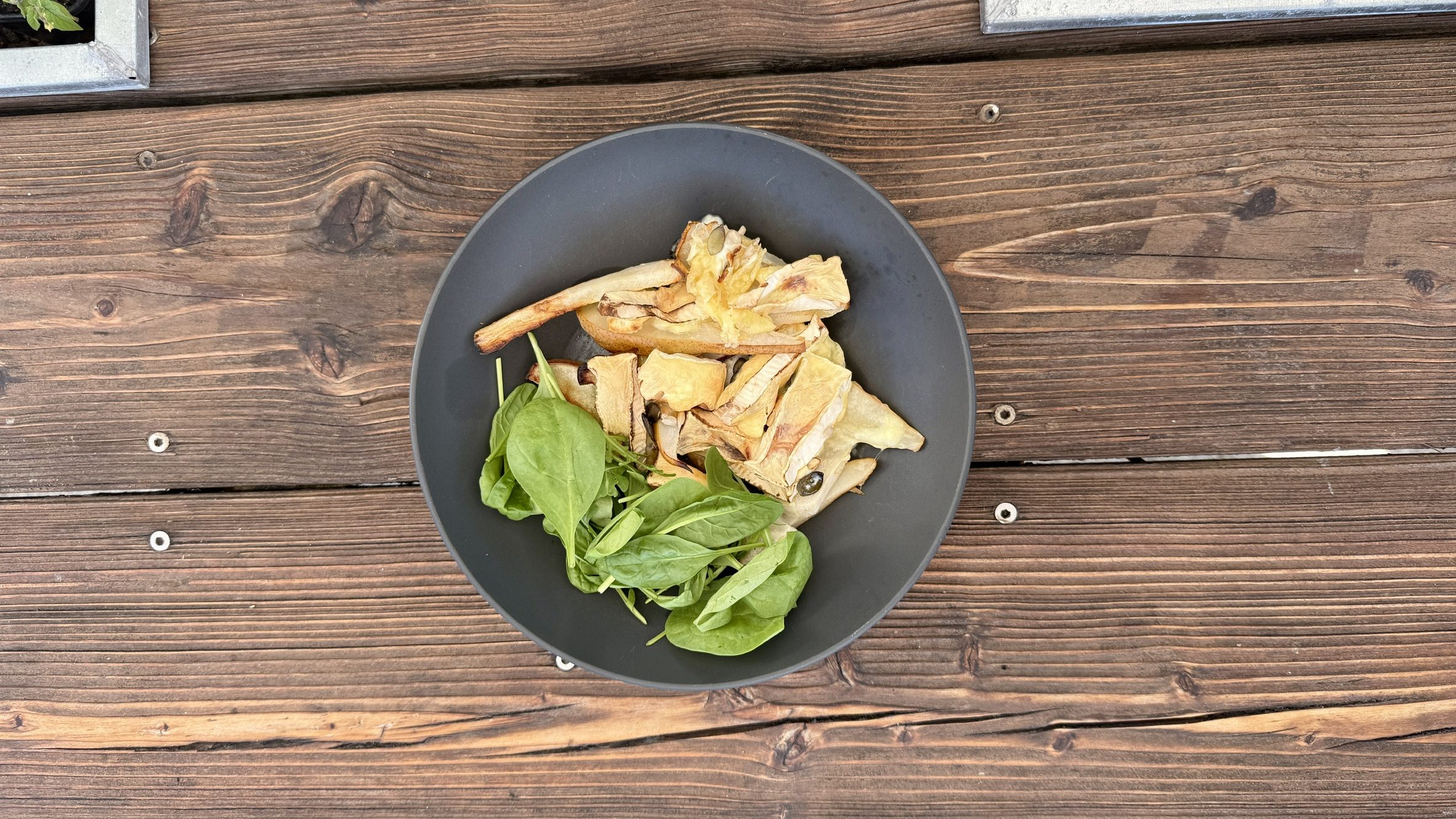 Birne trifft Camembert: